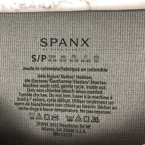 Spanx Look at Me Now Leggings Heather Camo S NEW - Picture 10 of 11